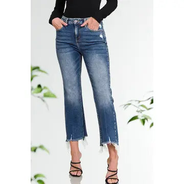 Distressed Denim Jeans